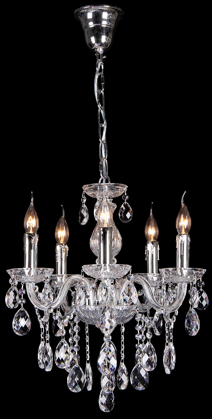5 Light crystal chandelier